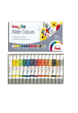 Estojo Aquarela Bisnaga C/15 Wfrs-15 Pentel